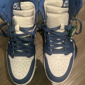 Nike Air Jordan 1 High True Blue White Cement Grey DZ5485-410 size 11.5